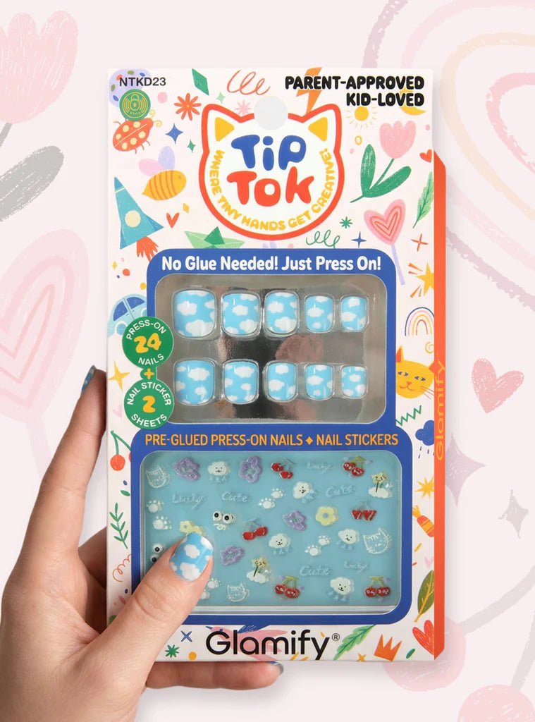 Glamify TipTok Kids Press-On Nails DIY Kit - Beauty Exchange Beauty Supply