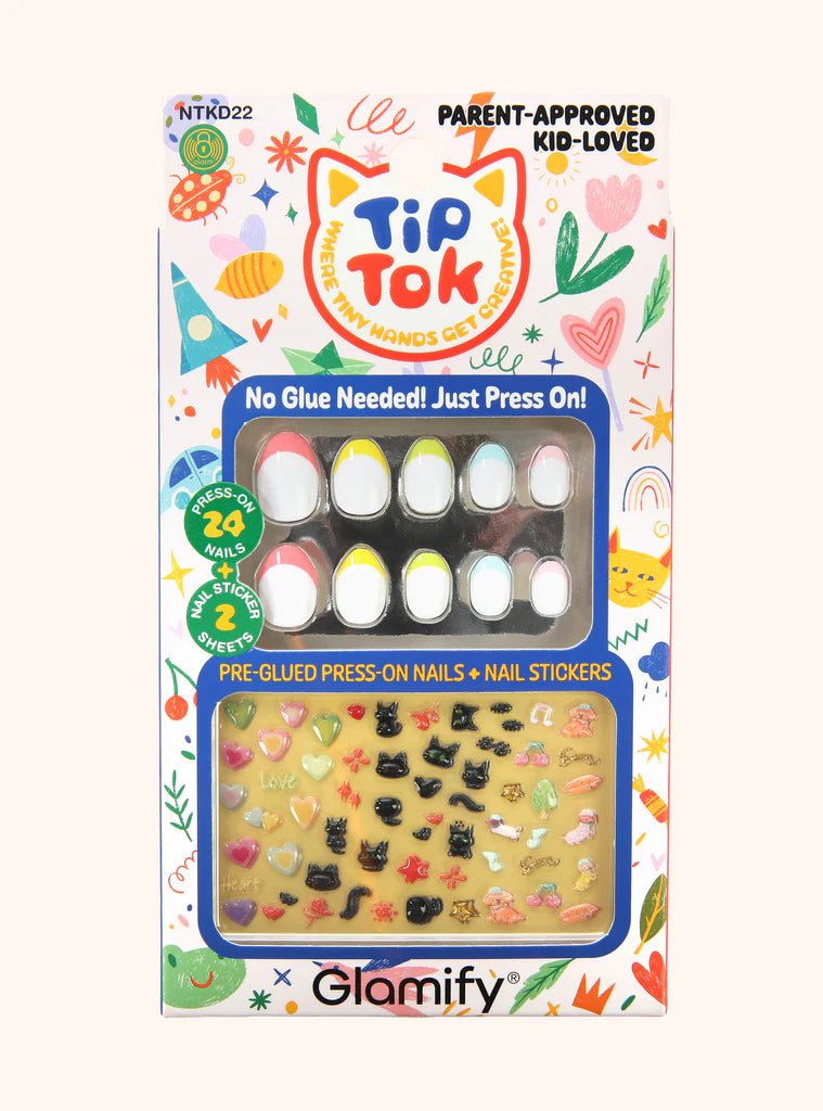 Glamify TipTok Kids Press-On Nails DIY Kit - Beauty Exchange Beauty Supply