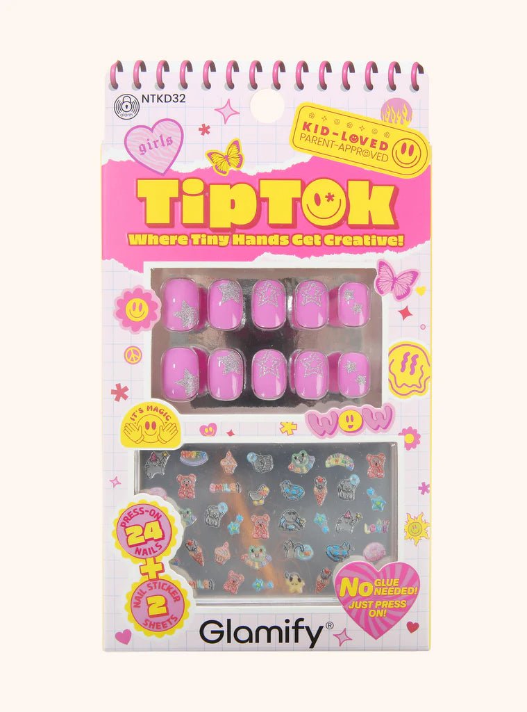 Glamify TipTok Kids Press-On Nails DIY Kit - Beauty Exchange Beauty Supply