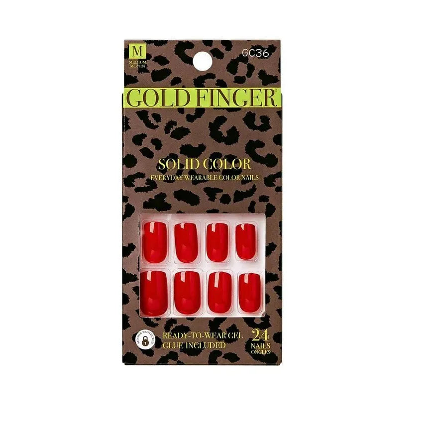 Gold Finger Gel Glam Ready - to - Wear Gel Manicure Kit (GC Series) – Salon - Quality Gel Nails in Minutes" - Beauty Exchange Beauty Supply