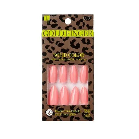 Gold Finger Gel Glam Ready - to - Wear Gel Manicure Kit (GC Series) – Salon - Quality Gel Nails in Minutes" - Beauty Exchange Beauty Supply