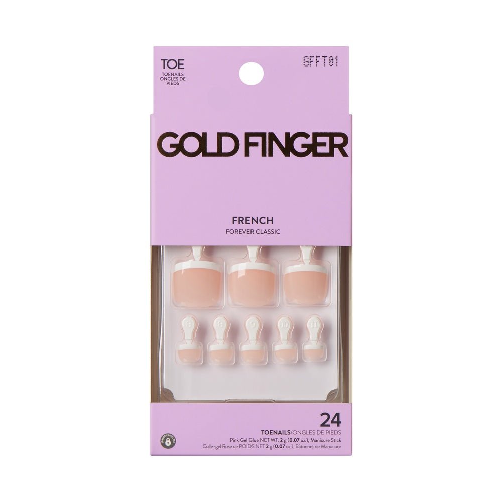 Gold Finger GF French Toenails – Textured - Beauty Exchange Beauty Supply
