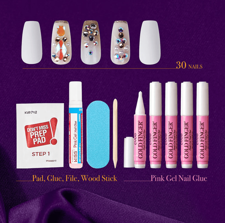 Gold Finger Premium Nails Outshine with Illumination - Beauty Exchange Beauty Supply