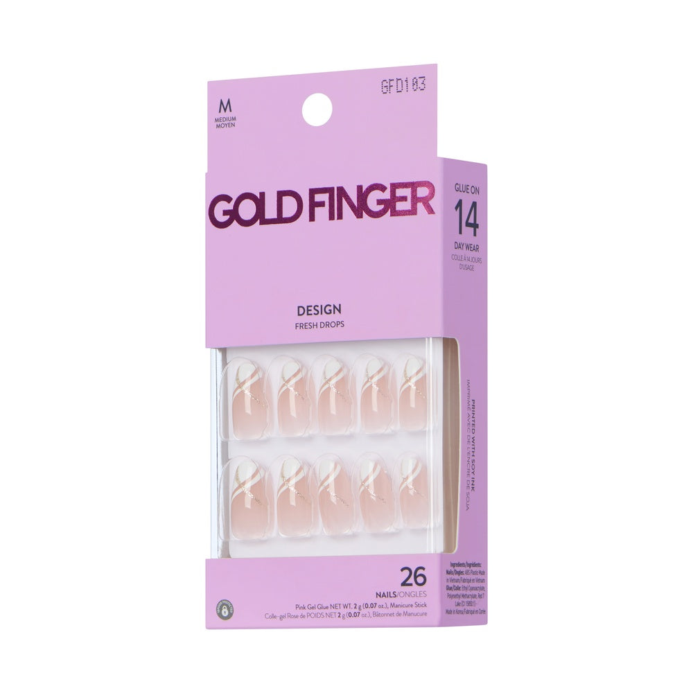 Gold Finger GF Designs Artificial Nails Collection