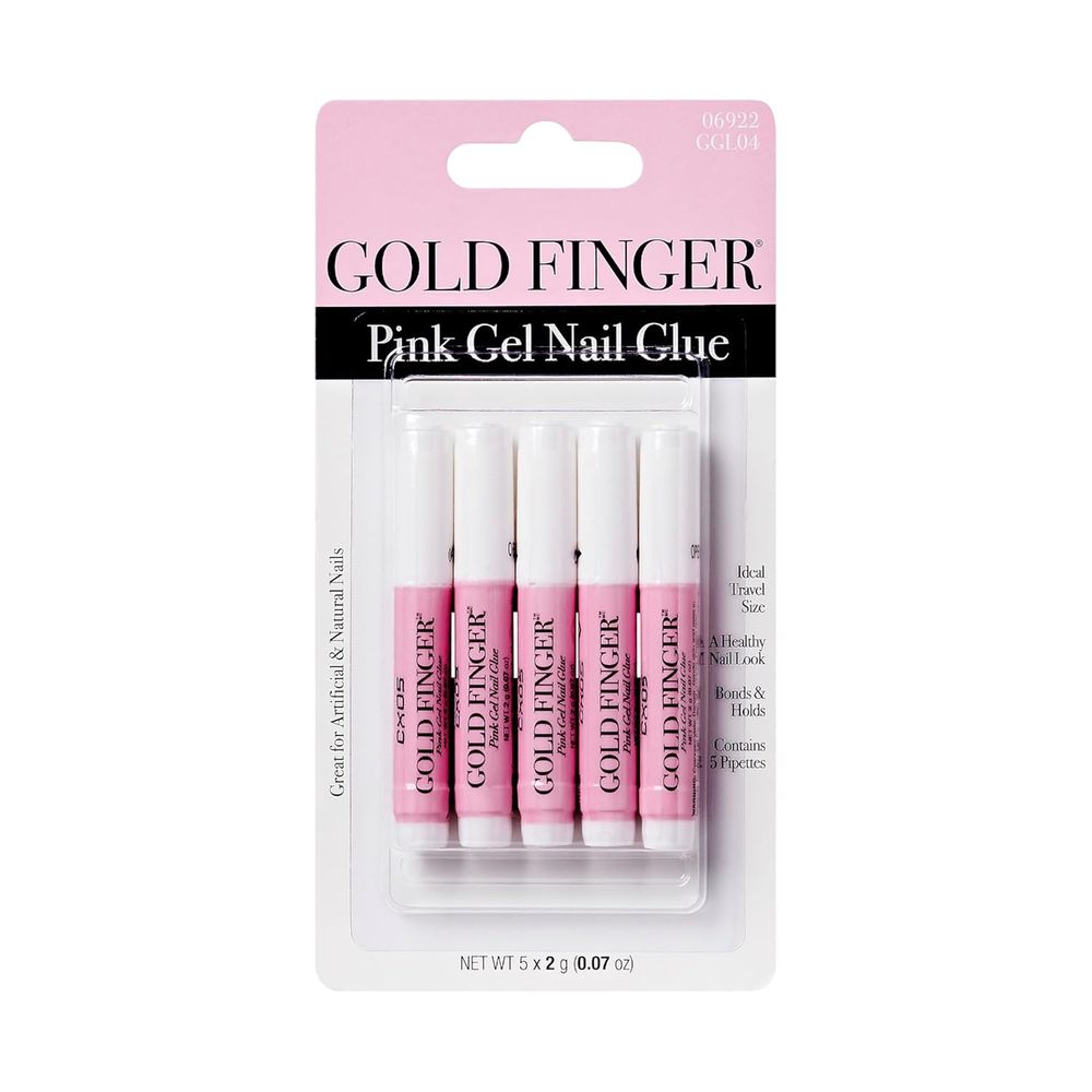Goldfinger Professional Nail Glue – Super Strong, Fast - Drying, Long - Lasting | Perfect for Acrylic & Press - On Nails | Pack of 5 - Beauty Exchange Beauty Supply