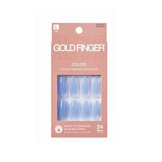 GoldFinger Solid Color Press - On Nails Kit - Beauty Exchange Beauty Supply