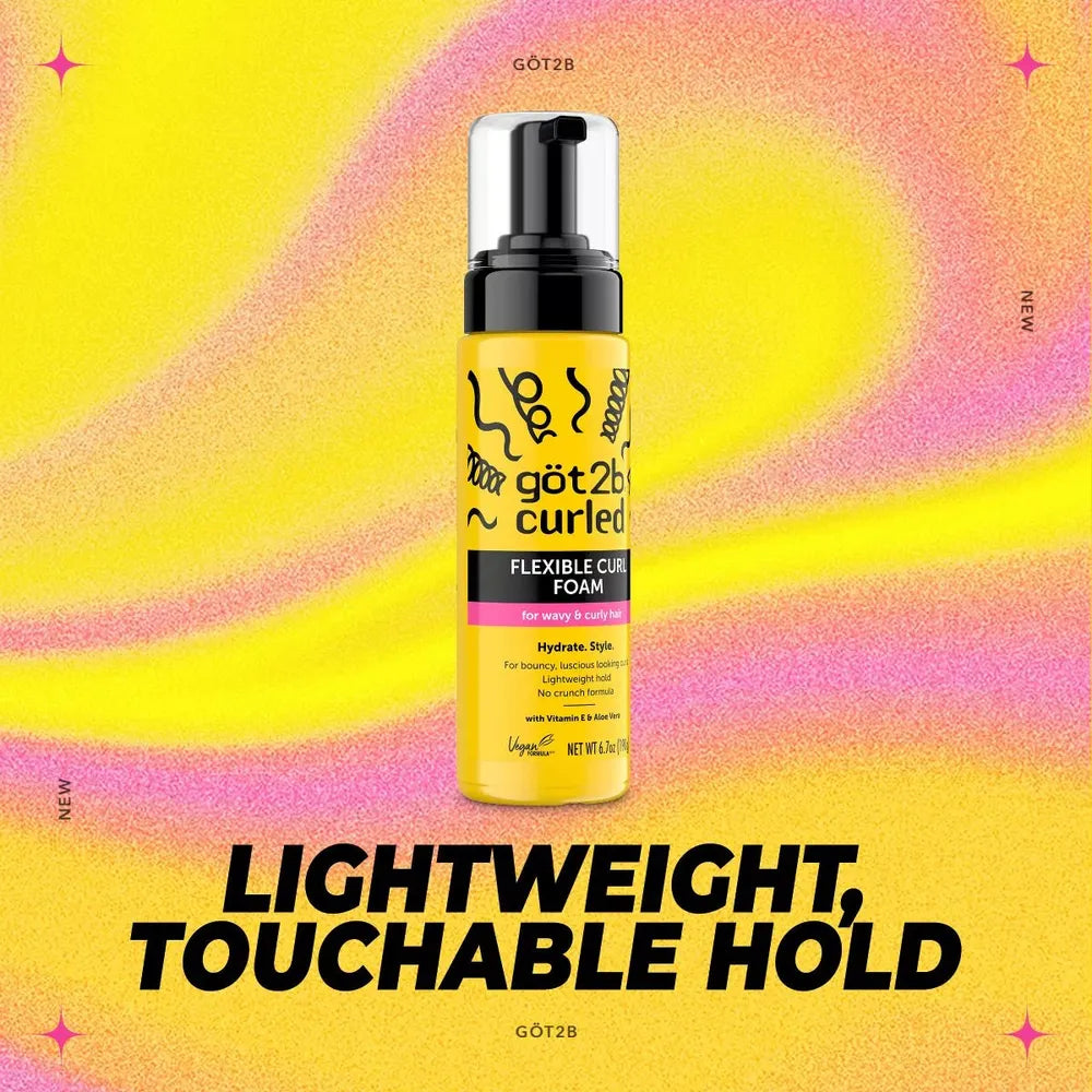 Got2B Flexible Curl Foam Hair Gel - 6.7oz - Beauty Exchange Beauty Supply