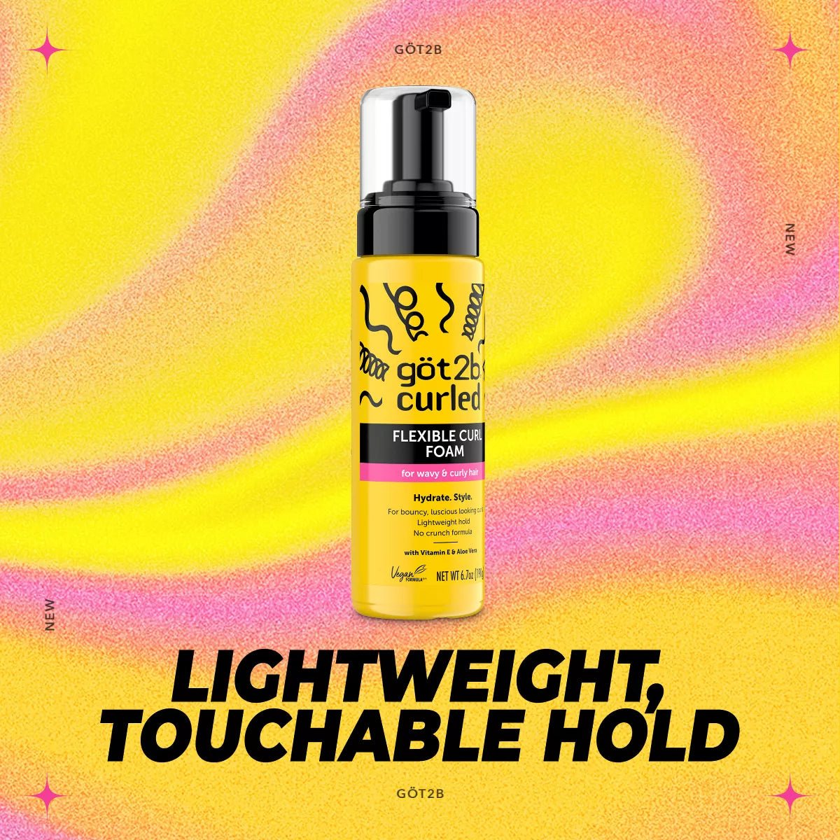 Got2B Flexible Curl Foam Hair Gel - 6.7oz - Beauty Exchange Beauty Supply