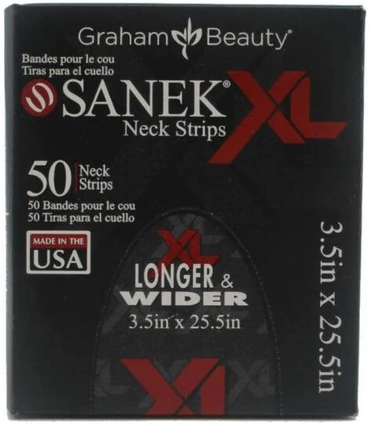 Graham Sanek XL Neck Strips – 50 Pack - Beauty Exchange Beauty Supply