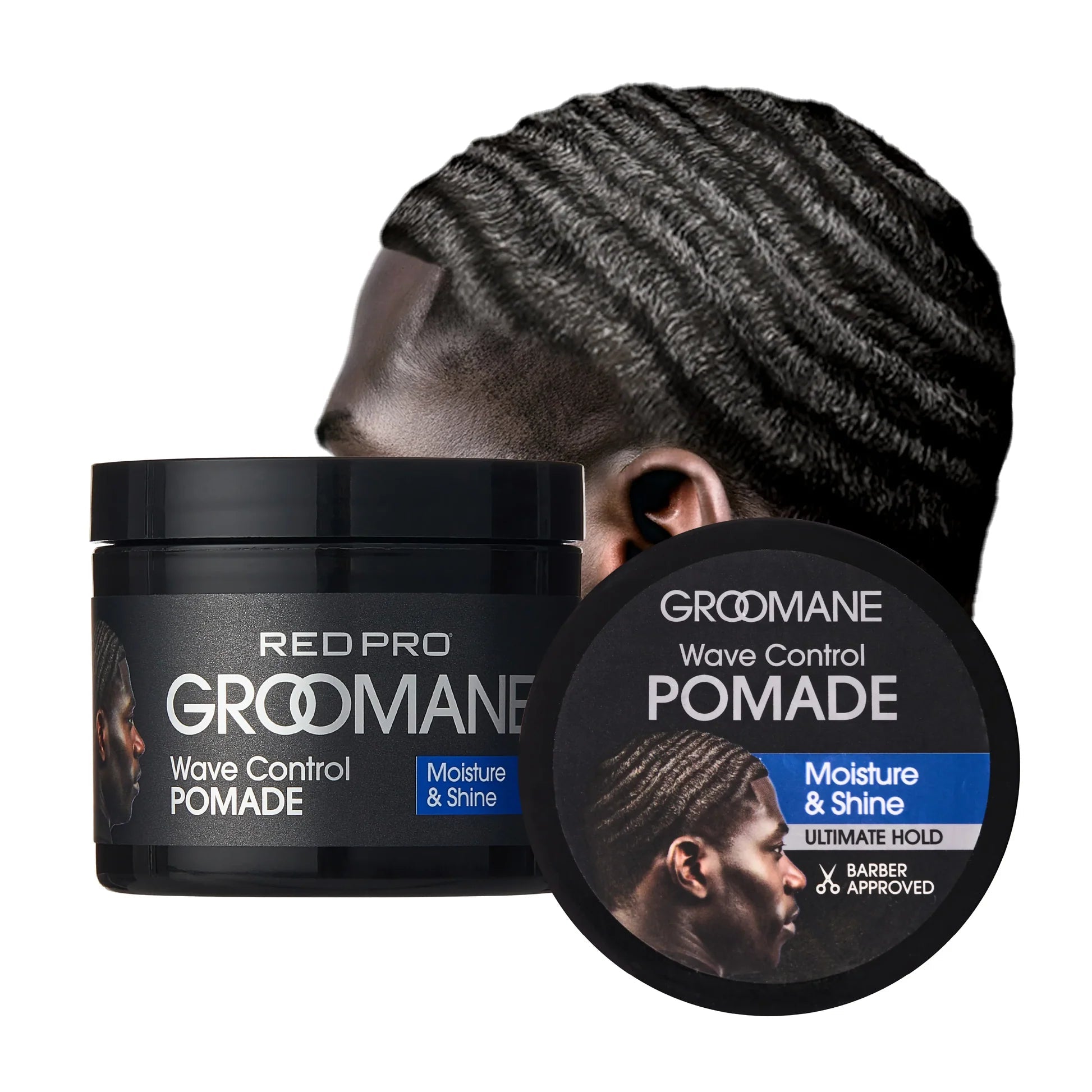 Groomane Wave Control Pomade – 3oz - Beauty Exchange Beauty Supply