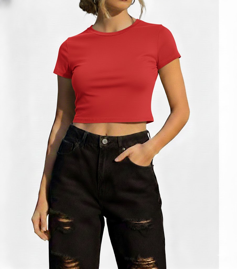 Dodo Short Sleeve Crop T-shirt