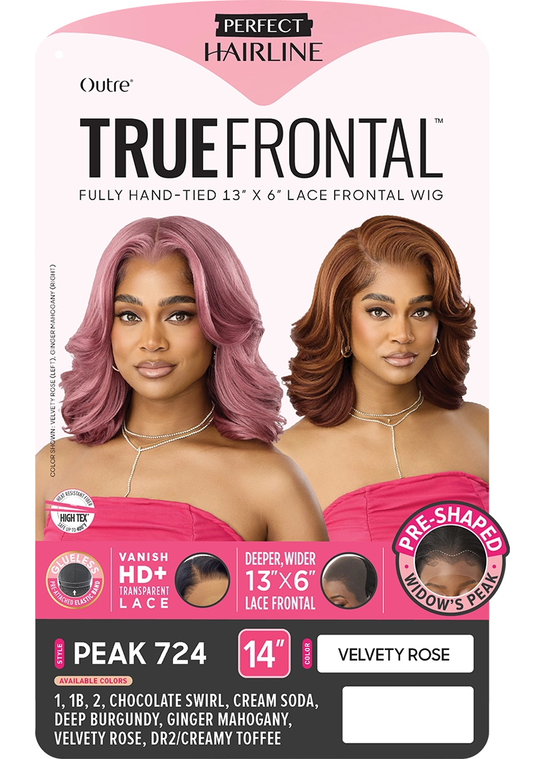 Outre Perfect Hairline True Frontal 13x6 HD Lace Front Wig - Peak 724
