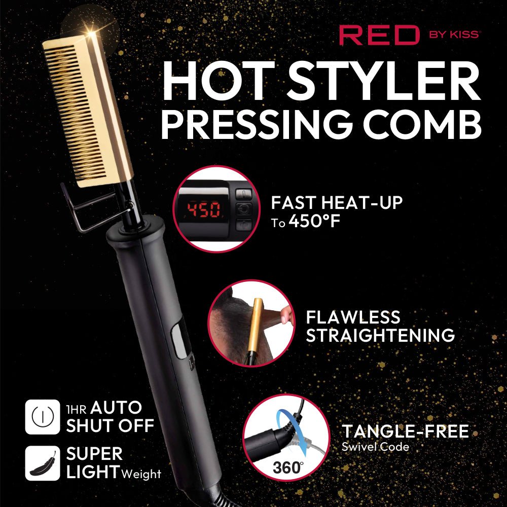 HB Double - Sided Hot Comb HC04 - Beauty Exchange Beauty Supply