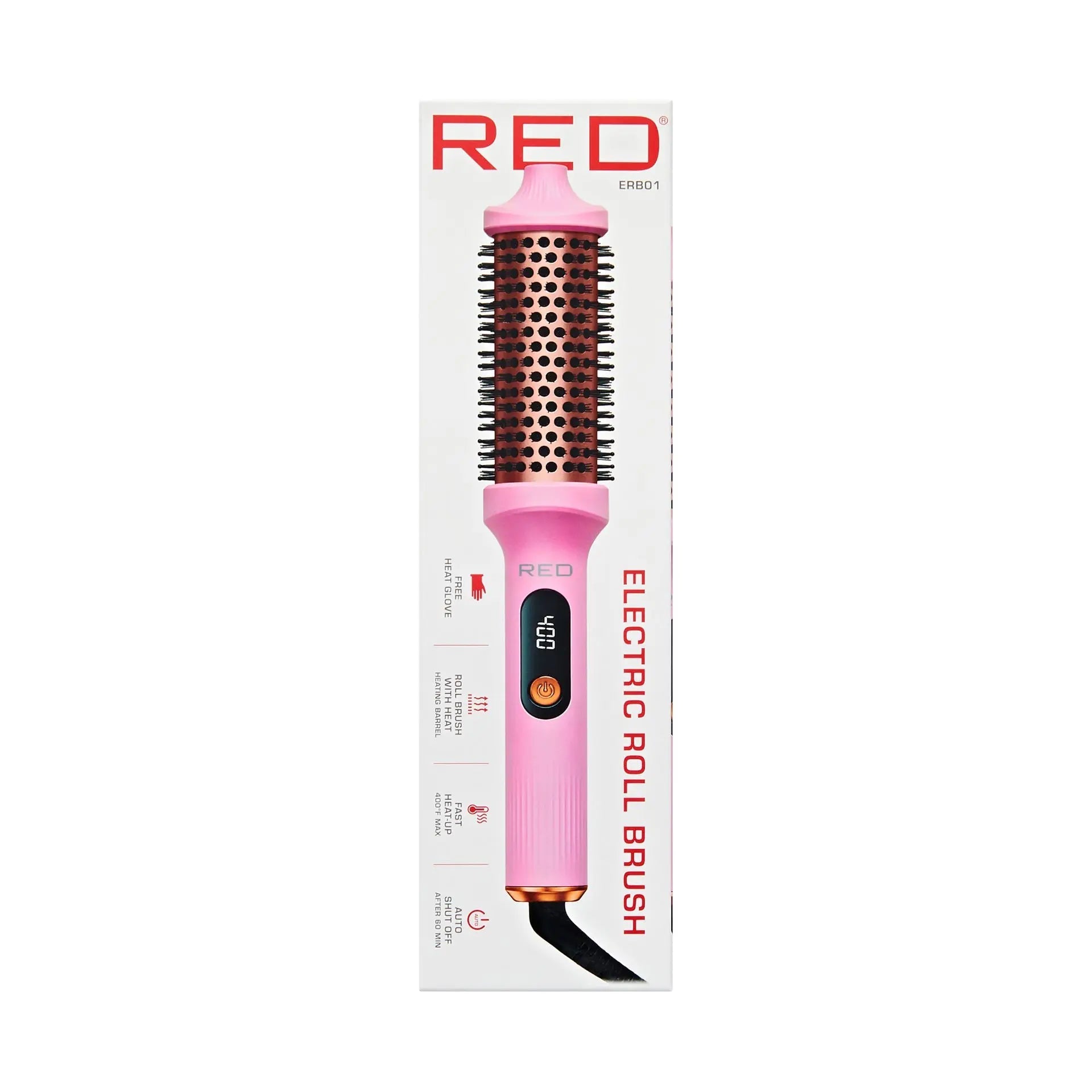 Heated Roll Brush 2 in 1 Curling Iron & Volumizing Hair Brush - Beauty Exchange Beauty Supply