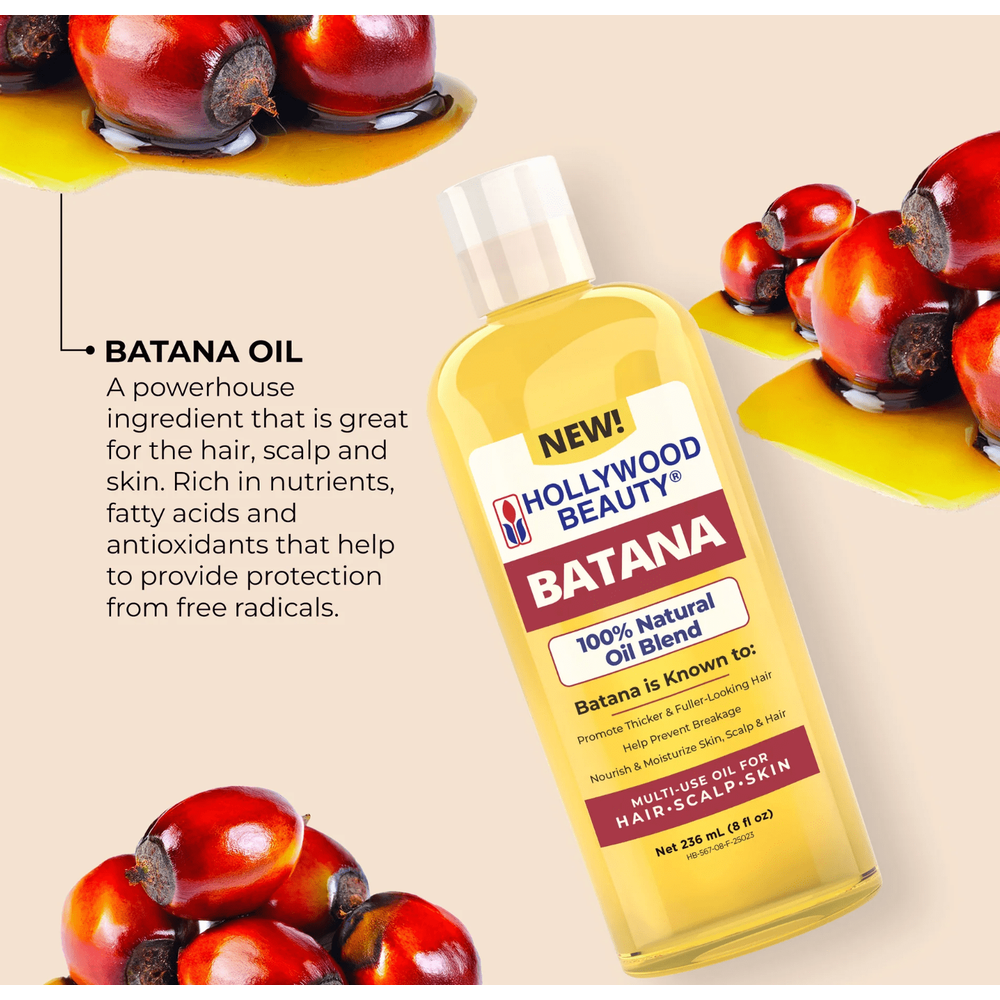 Hollywood Beauty Batana Oil Blend - 8 oz - Beauty Exchange Beauty Supply