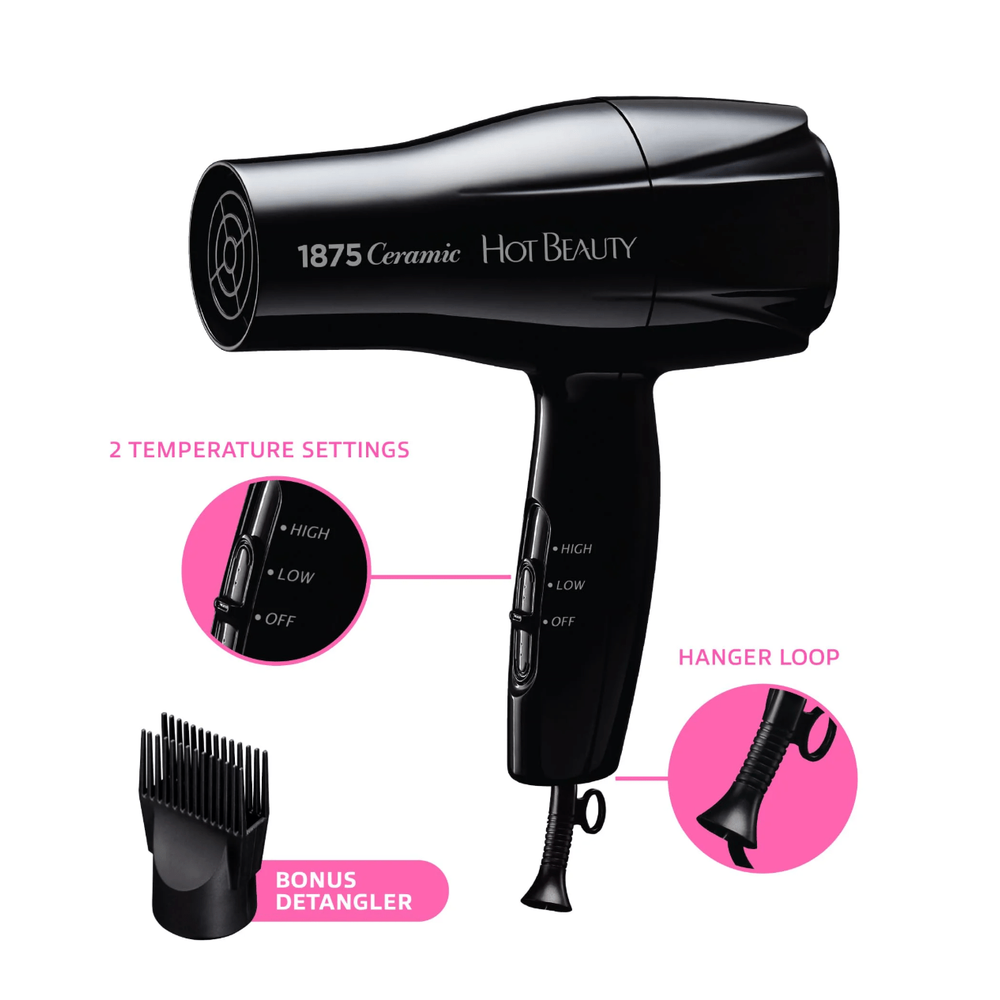 Hot Beauty 1875W Ceramic Styling Dryer - Beauty Exchange Beauty Supply