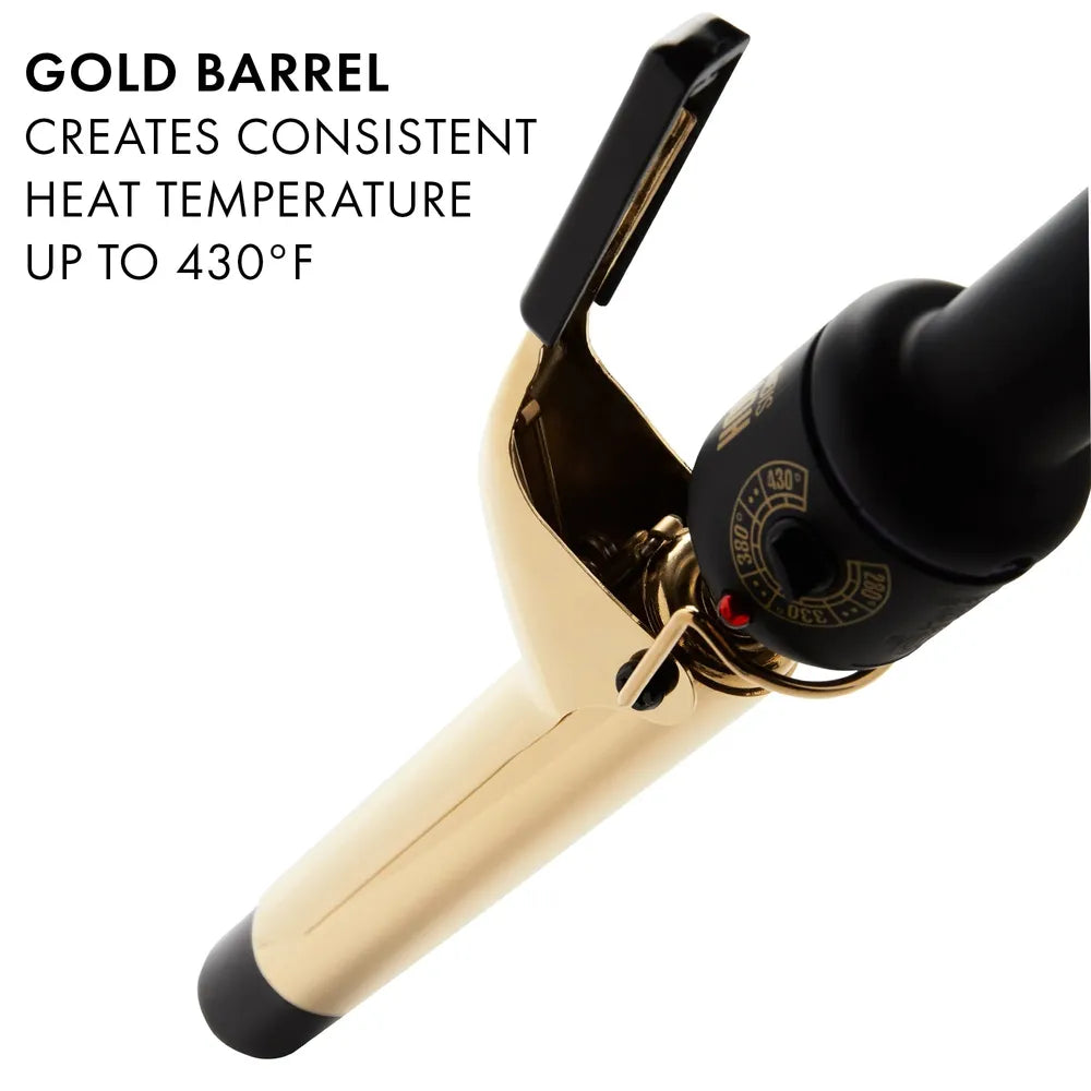 Hot Tools Gold Spring Curling Iron 1" - Beauty Exchange Beauty Supply