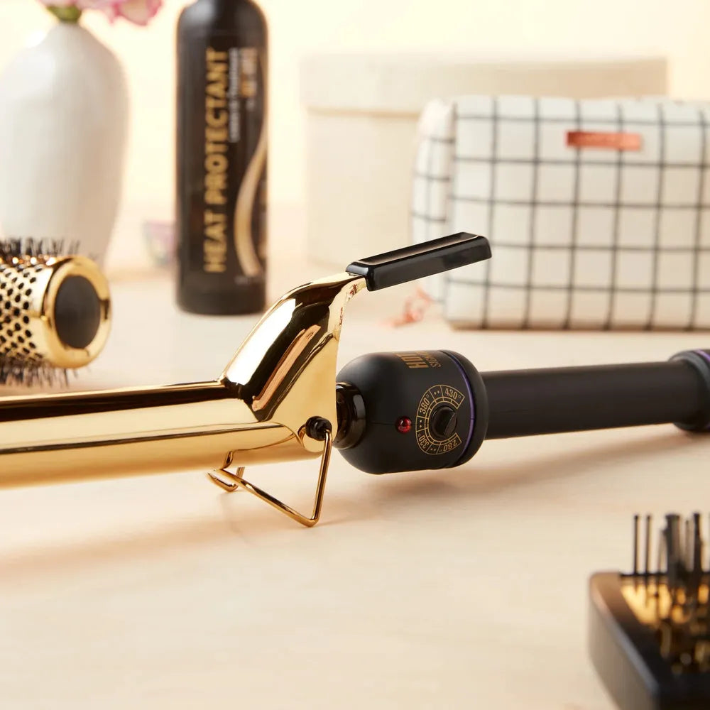 Hot Tools Gold Spring Curling Iron 1" - Beauty Exchange Beauty Supply