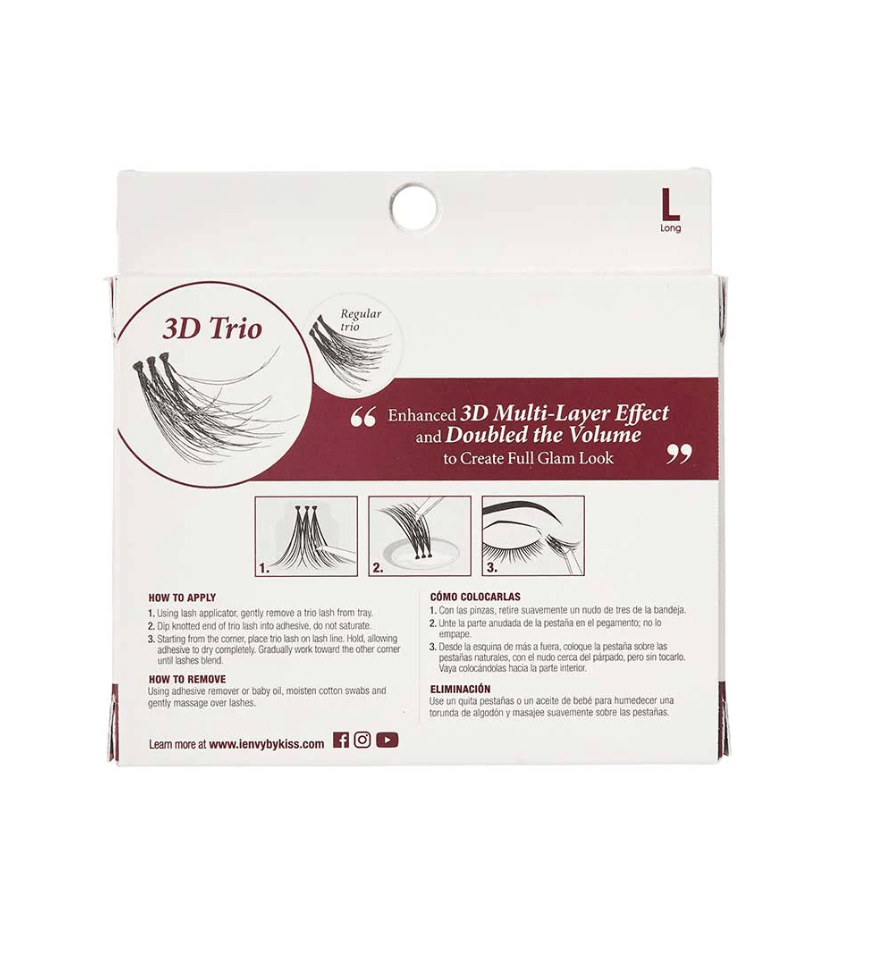 iENVY 3D Trio Lash Ultra Black - Beauty Exchange Beauty Supply