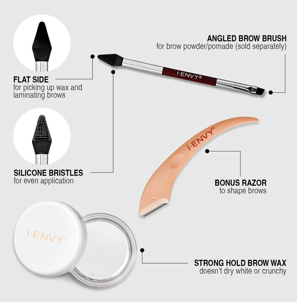 iENVY Brow All - In - One Lamination & Styling Kit - 9.5g - Beauty Exchange Beauty Supply