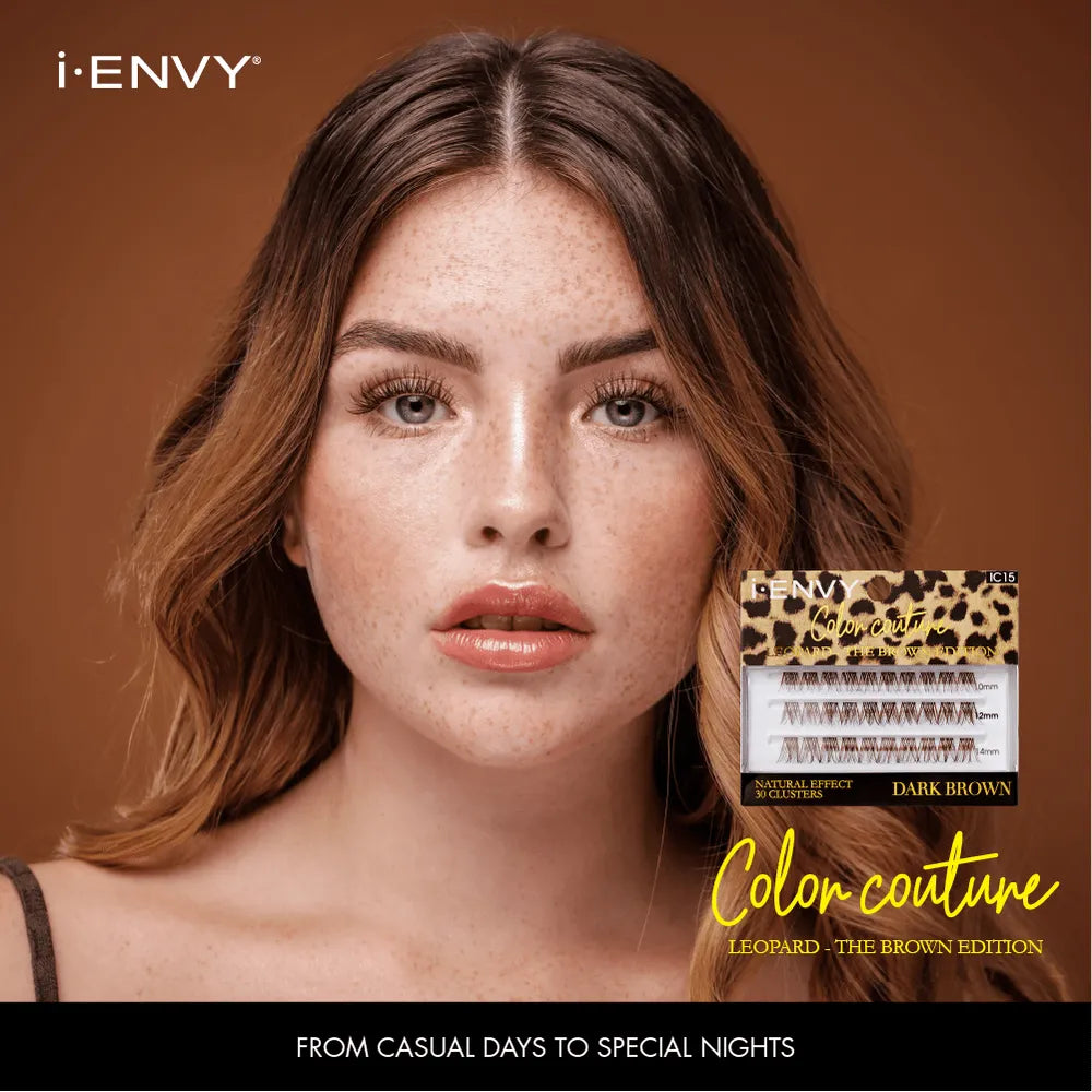 iEnvy by Kiss Color Couture Faux Mink Lash Clusters – Leopard Series - Beauty Exchange Beauty Supply
