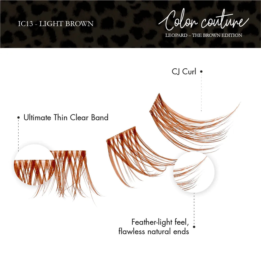 iEnvy by Kiss Color Couture Faux Mink Lash Clusters – Leopard Series - Beauty Exchange Beauty Supply