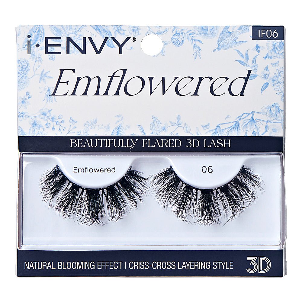 IENVY by KISS Emflowered Lashes Criss - Cross Layered Beauty - Beauty Exchange Beauty Supply