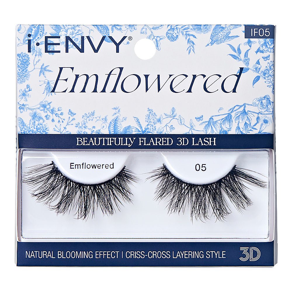 IENVY by KISS Emflowered Lashes Criss - Cross Layered Beauty - Beauty Exchange Beauty Supply