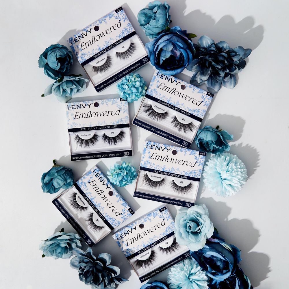 IENVY by KISS Emflowered Lashes Criss - Cross Layered Beauty - Beauty Exchange Beauty Supply