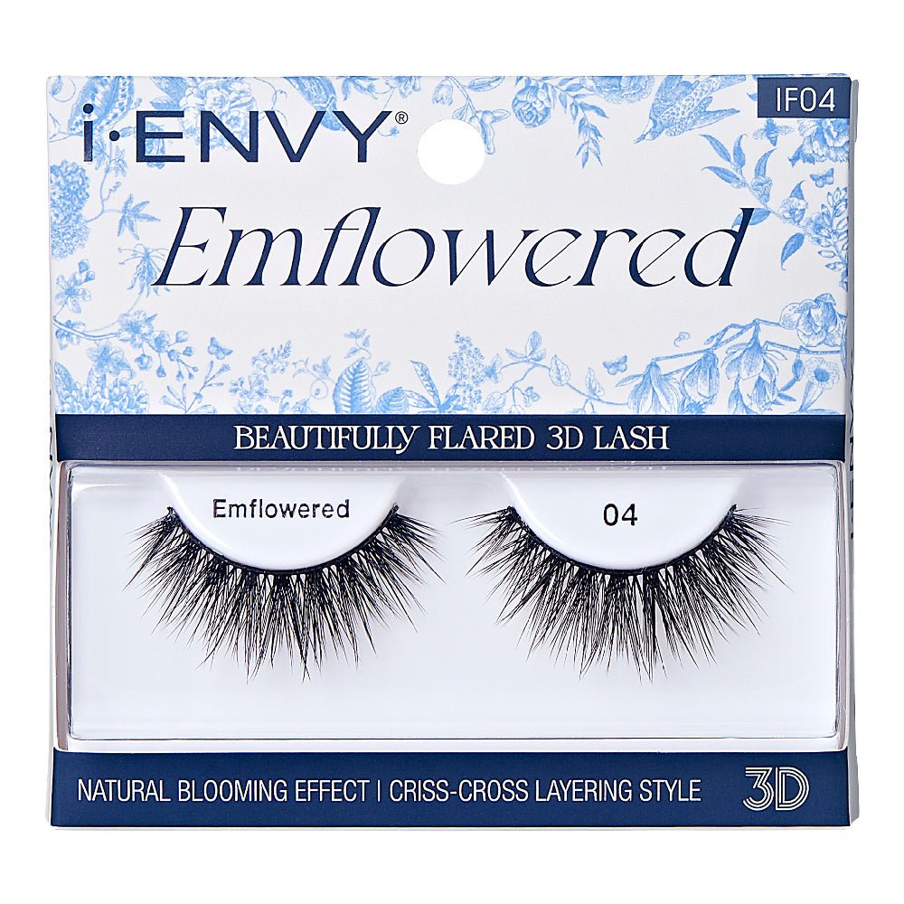 IENVY by KISS Emflowered Lashes Criss - Cross Layered Beauty - Beauty Exchange Beauty Supply