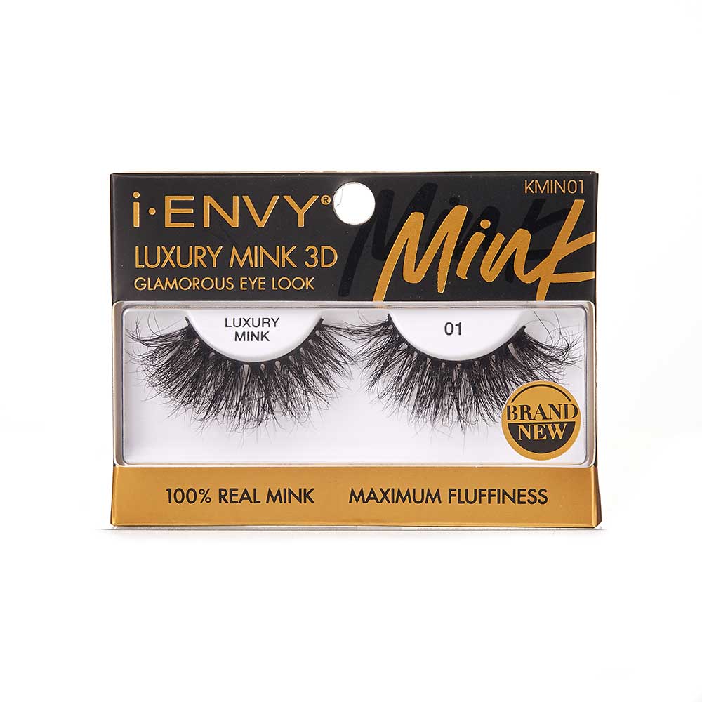 IENVY by KISS Luxury Mink Lashes – 20mm Bold Glam | Soft, Fluffy & Reusable | Styles #01–#06 & #13–#24 - Beauty Exchange Beauty Supply