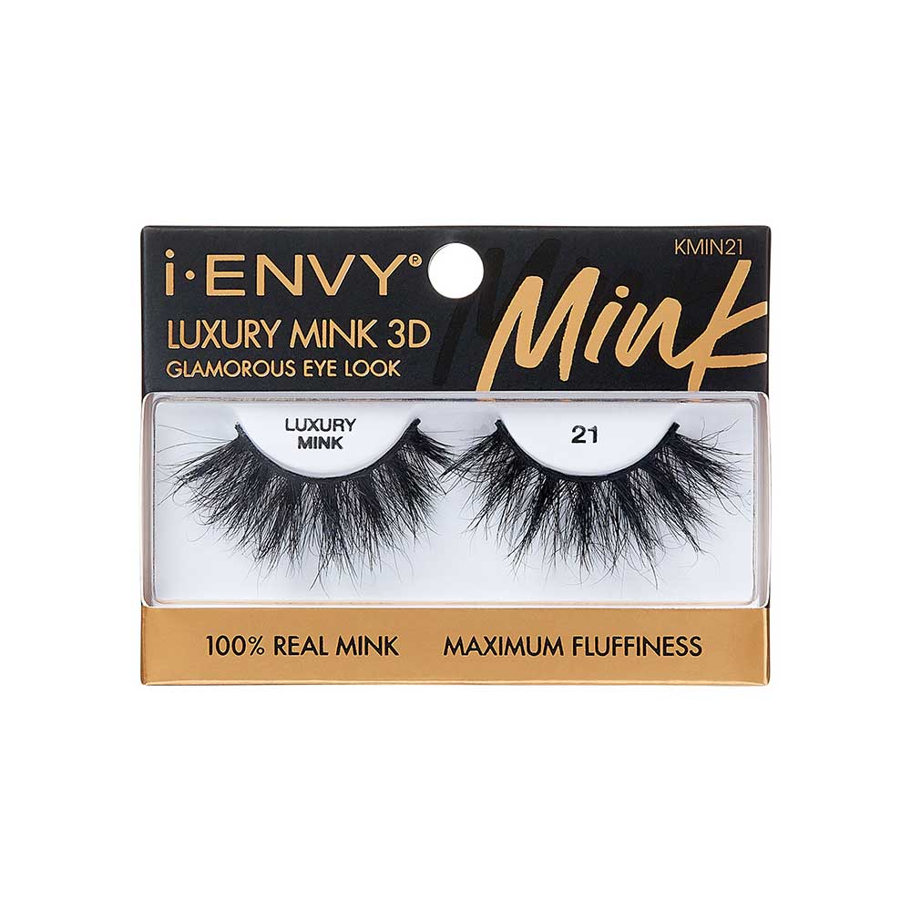 IENVY by KISS Luxury Mink Lashes – 20mm Bold Glam | Soft, Fluffy & Reusable | Styles #01–#06 & #13–#24 - Beauty Exchange Beauty Supply