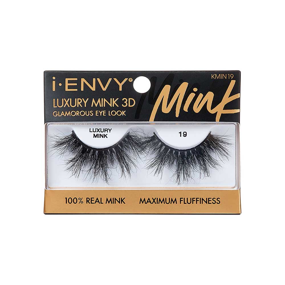 IENVY by KISS Luxury Mink Lashes – 20mm Bold Glam | Soft, Fluffy & Reusable | Styles #01–#06 & #13–#24 - Beauty Exchange Beauty Supply