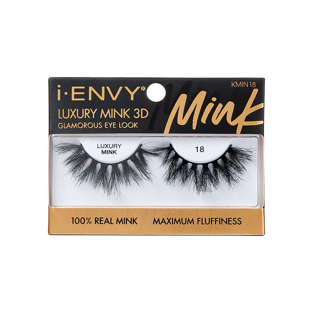 IENVY by KISS Luxury Mink Lashes – 20mm Bold Glam | Soft, Fluffy & Reusable | Styles #01–#06 & #13–#24 - Beauty Exchange Beauty Supply