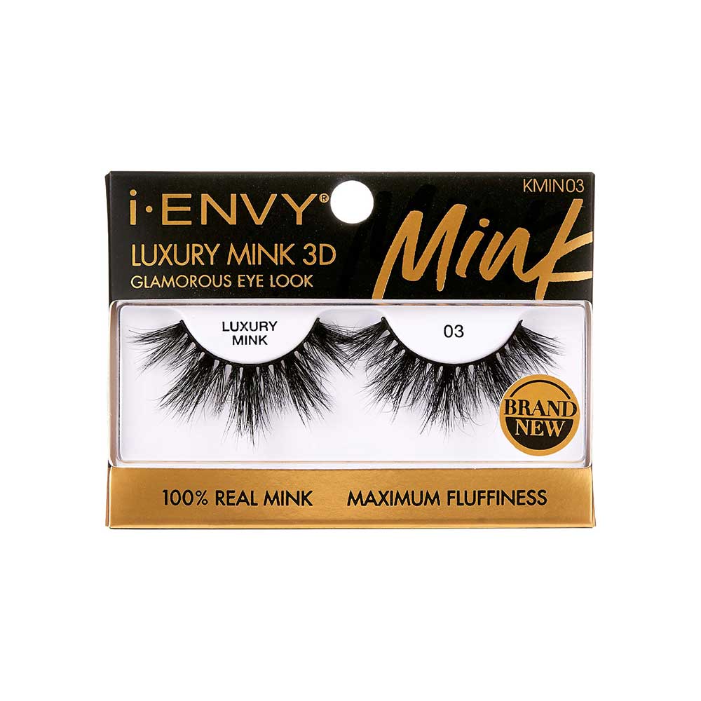IENVY by KISS Luxury Mink Lashes – 20mm Bold Glam | Soft, Fluffy & Reusable | Styles #01–#06 & #13–#24 - Beauty Exchange Beauty Supply