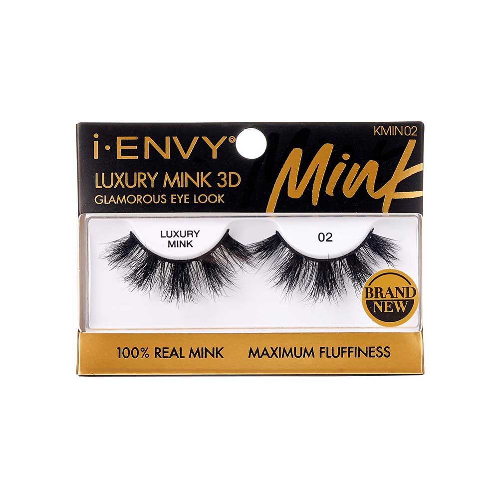 IENVY by KISS Luxury Mink Lashes – 20mm Bold Glam | Soft, Fluffy & Reusable | Styles #01–#06 & #13–#24 - Beauty Exchange Beauty Supply