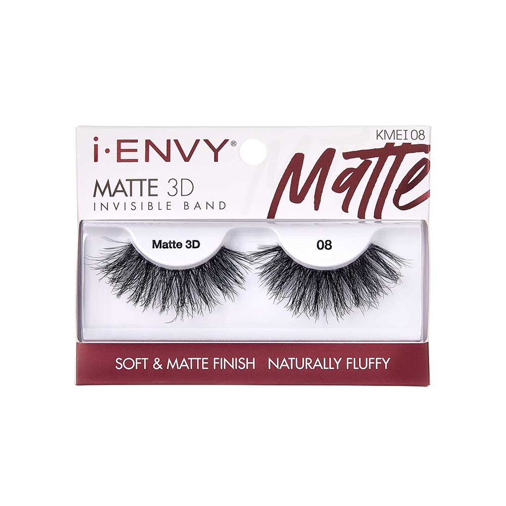 iEnvy by Kiss Matte 3D Lashes – Soft - Beauty Exchange Beauty Supply