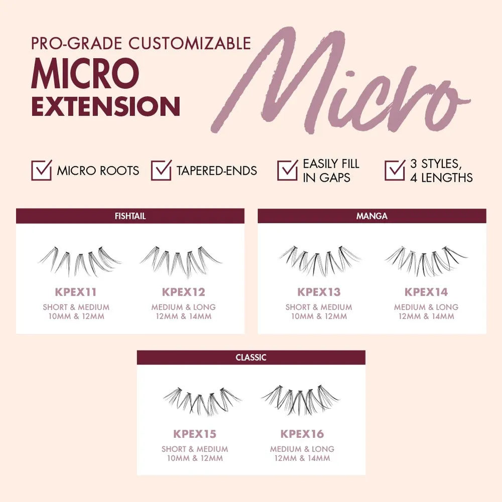 iEnvy by Kiss Micro Extension Lash Clusters – 92pcs - Beauty Exchange Beauty Supply