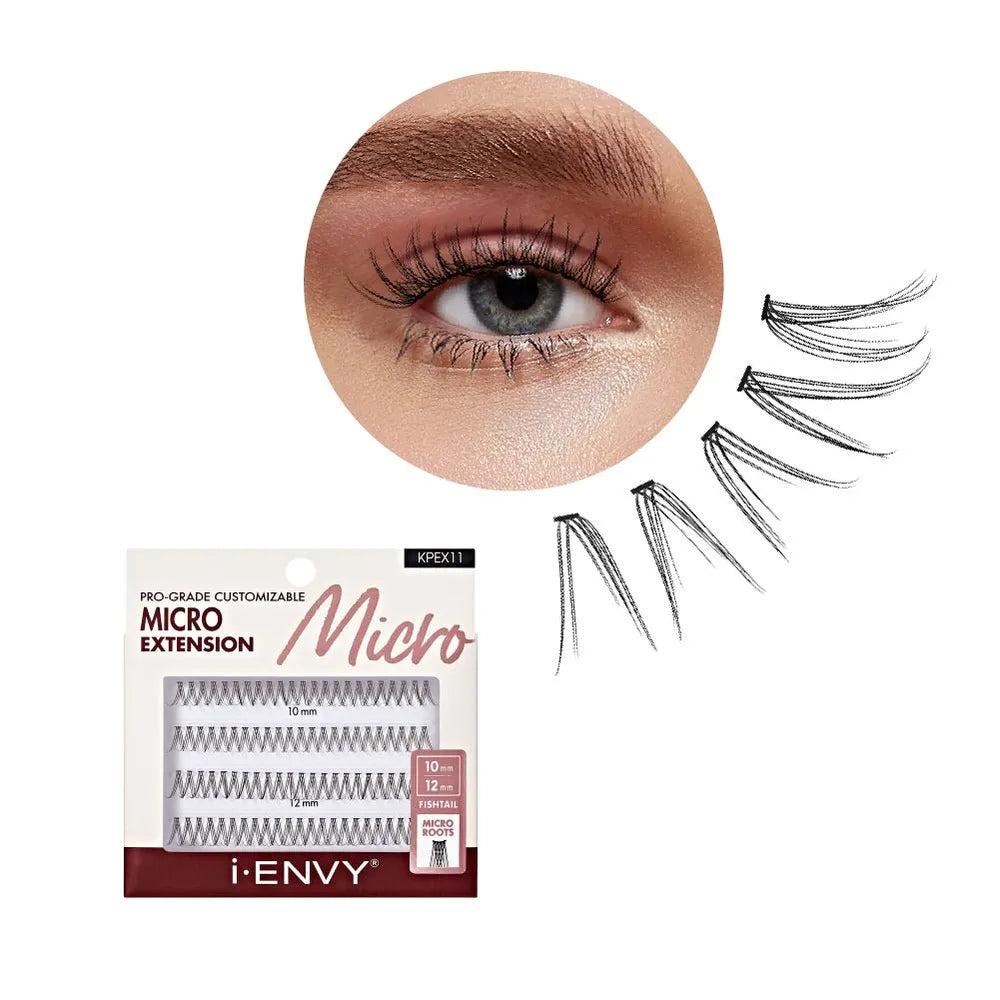 iEnvy by Kiss Micro Extension Lash Clusters – 92pcs - Beauty Exchange Beauty Supply
