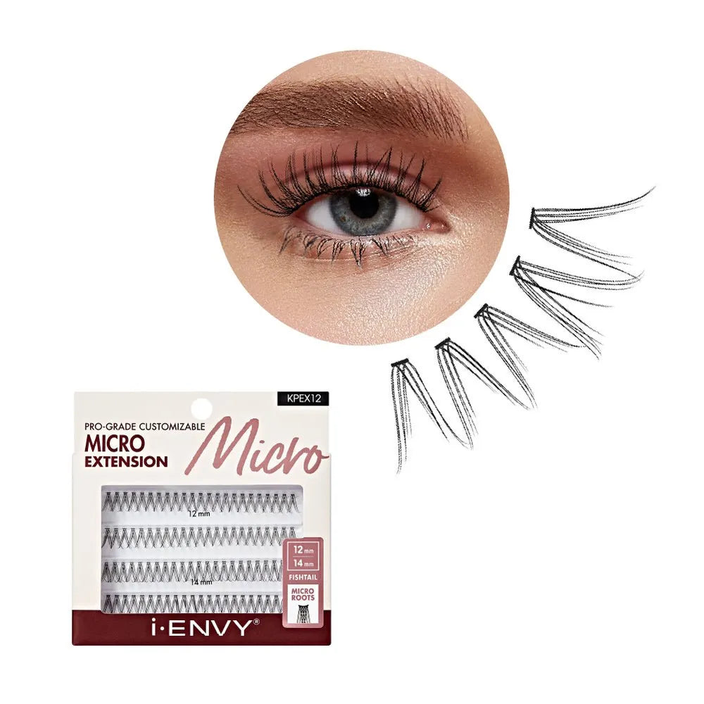 iEnvy by Kiss Micro Extension Lash Clusters – 92pcs - Beauty Exchange Beauty Supply