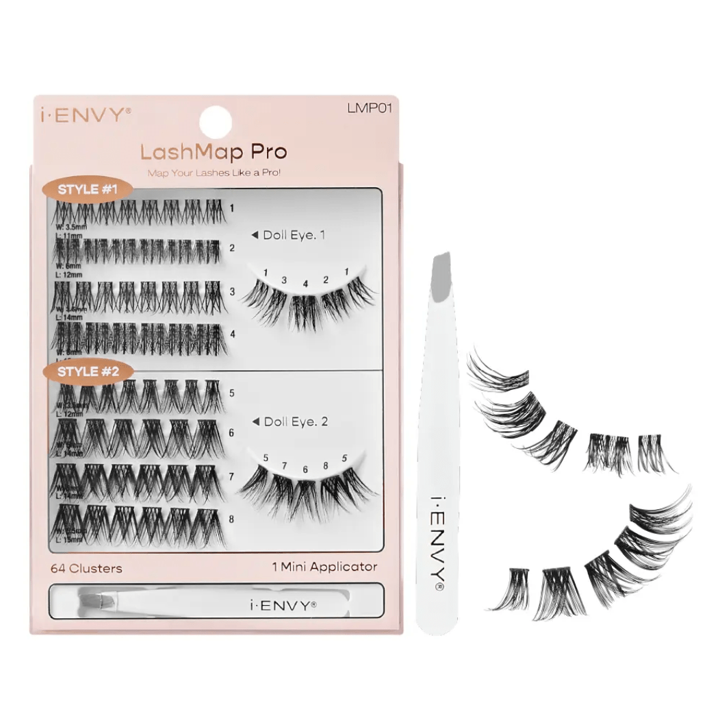 iENVY LashMap Pro Cluster Lash Kit – With Tweezer - Beauty Exchange Beauty Supply
