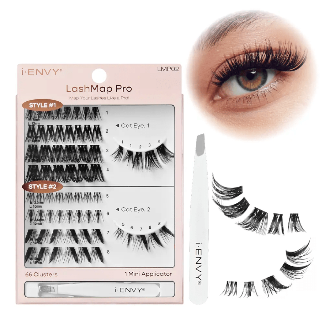 iENVY LashMap Pro Cluster Lash Kit – With Tweezer - Beauty Exchange Beauty Supply