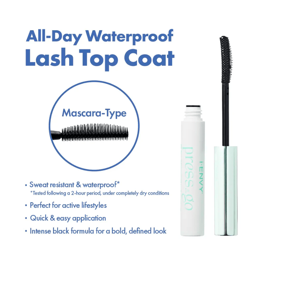 IENVY Press & Go Waterproof Lash Top Coat – 4.2g - Beauty Exchange Beauty Supply