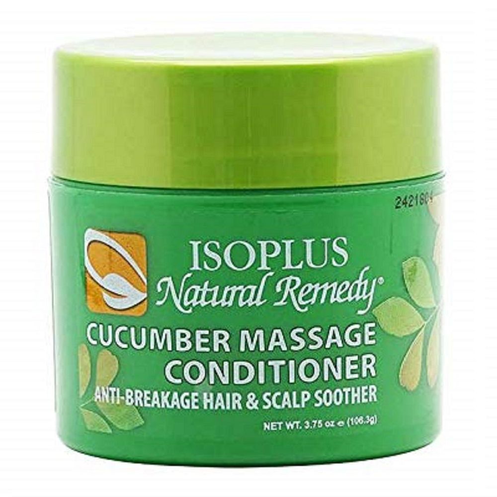 Isoplus Natural Remedy Massage Conditioner – Cucumber & Avocado – 3.75 oz - Beauty Exchange Beauty Supply