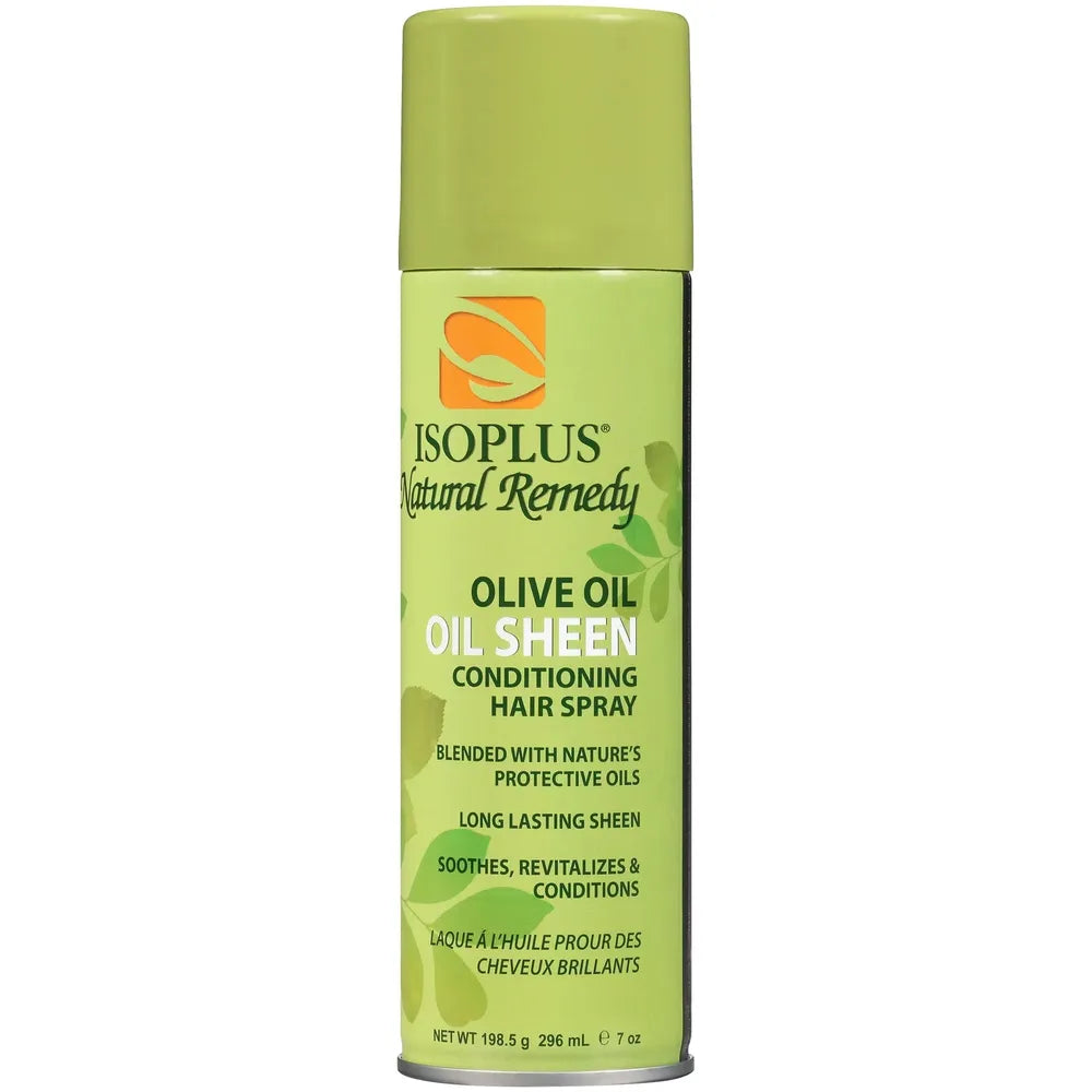 Isoplus Natural Remedy Oil Sheen – Olive Oil – 7 oz & 2 oz - Beauty Exchange Beauty Supply