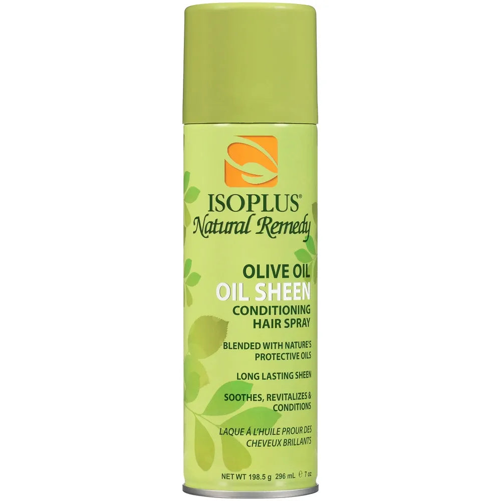 Isoplus Natural Remedy Oil Sheen – Olive Oil – 7 oz & 2 oz - Beauty Exchange Beauty Supply