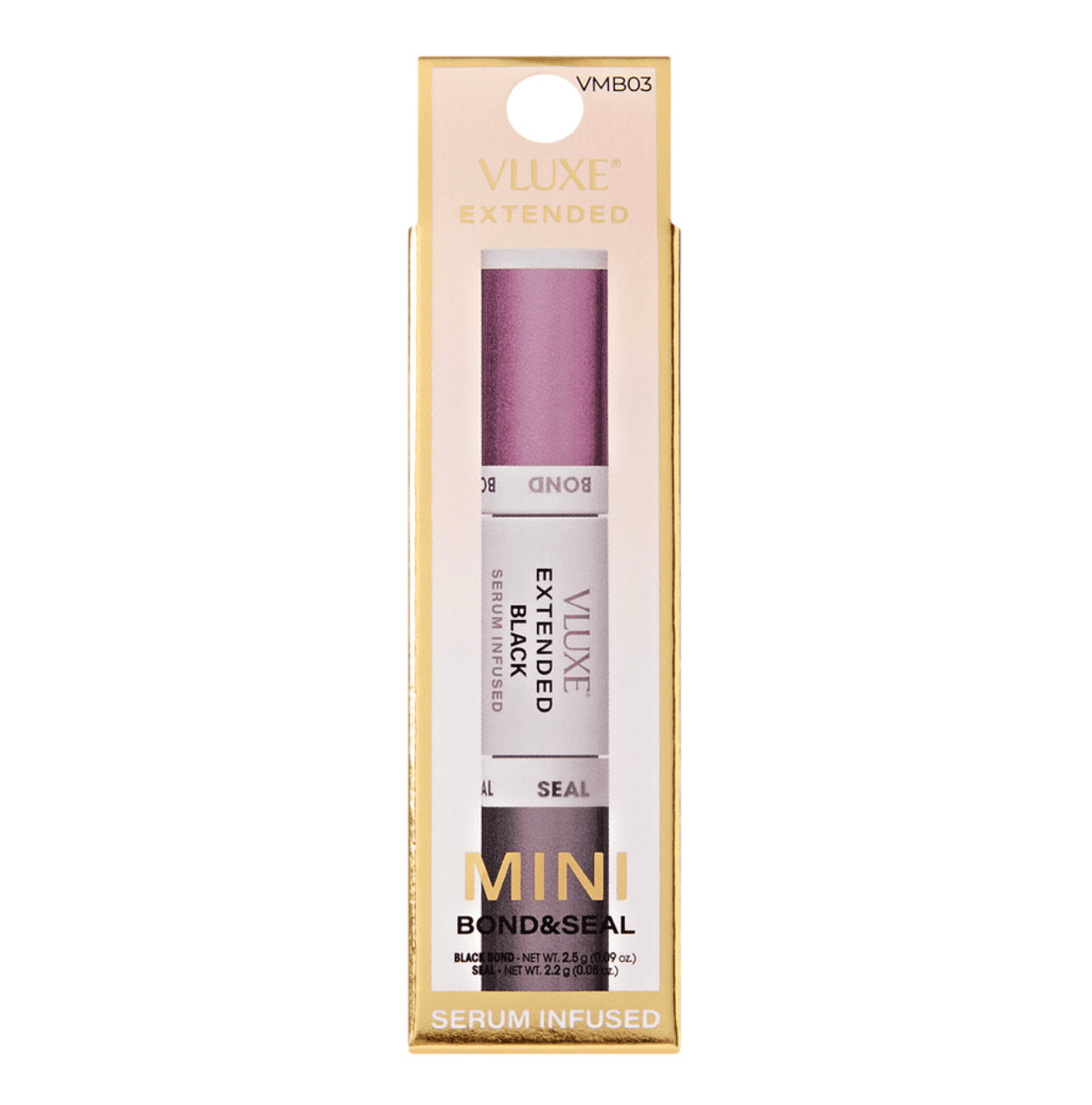 VLuxe by iENVY EXTENDED - MINI - BOND & SEAL -  SERUM INFUSED - BLACK VMB03