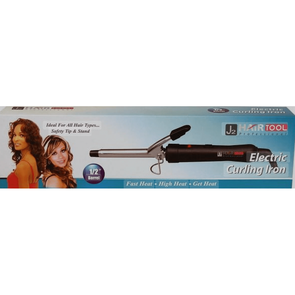 J2 Electric Curling Iron – 1" & 1/2" Barrels for Defined Curls & Smooth Styling - Beauty Exchange Beauty Supply
