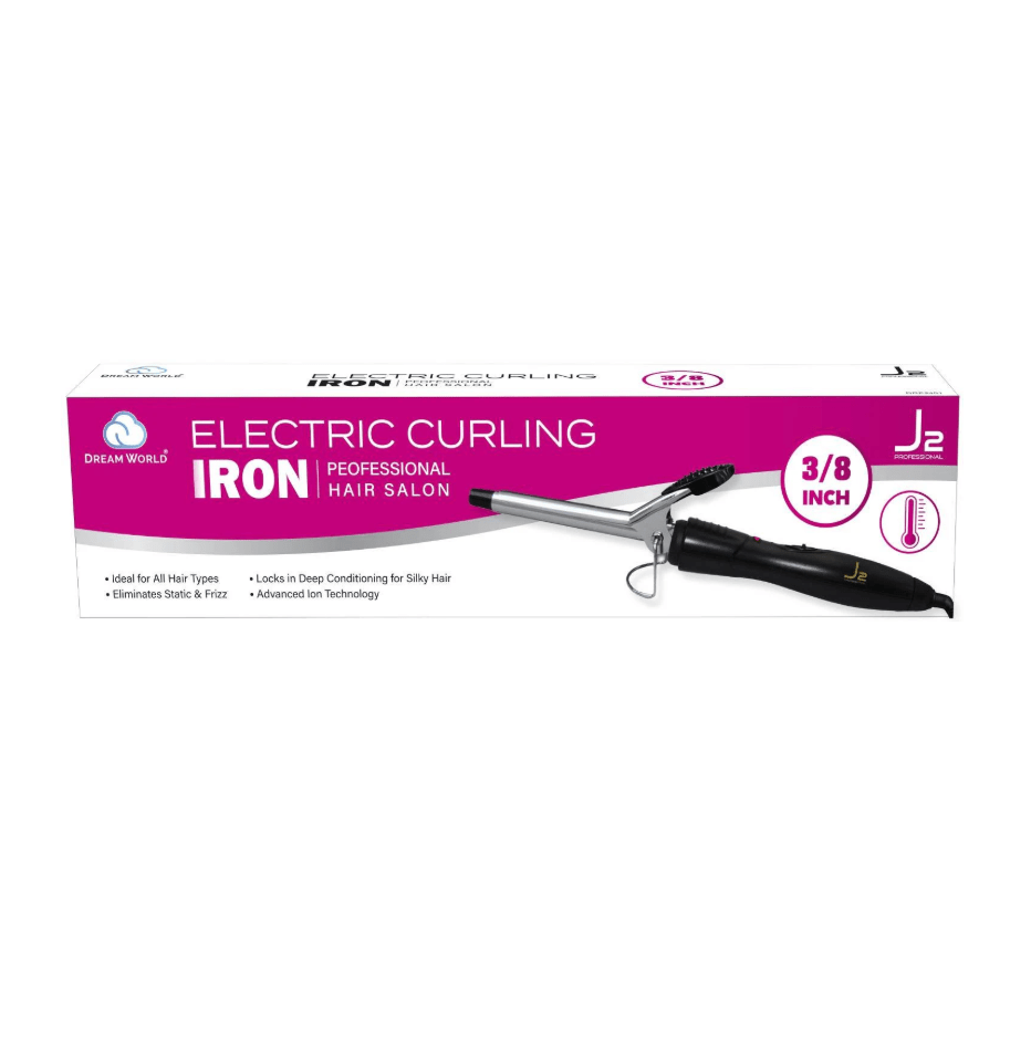 J2 Electric Curling Iron – 3/8" Barrel - Beauty Exchange Beauty Supply