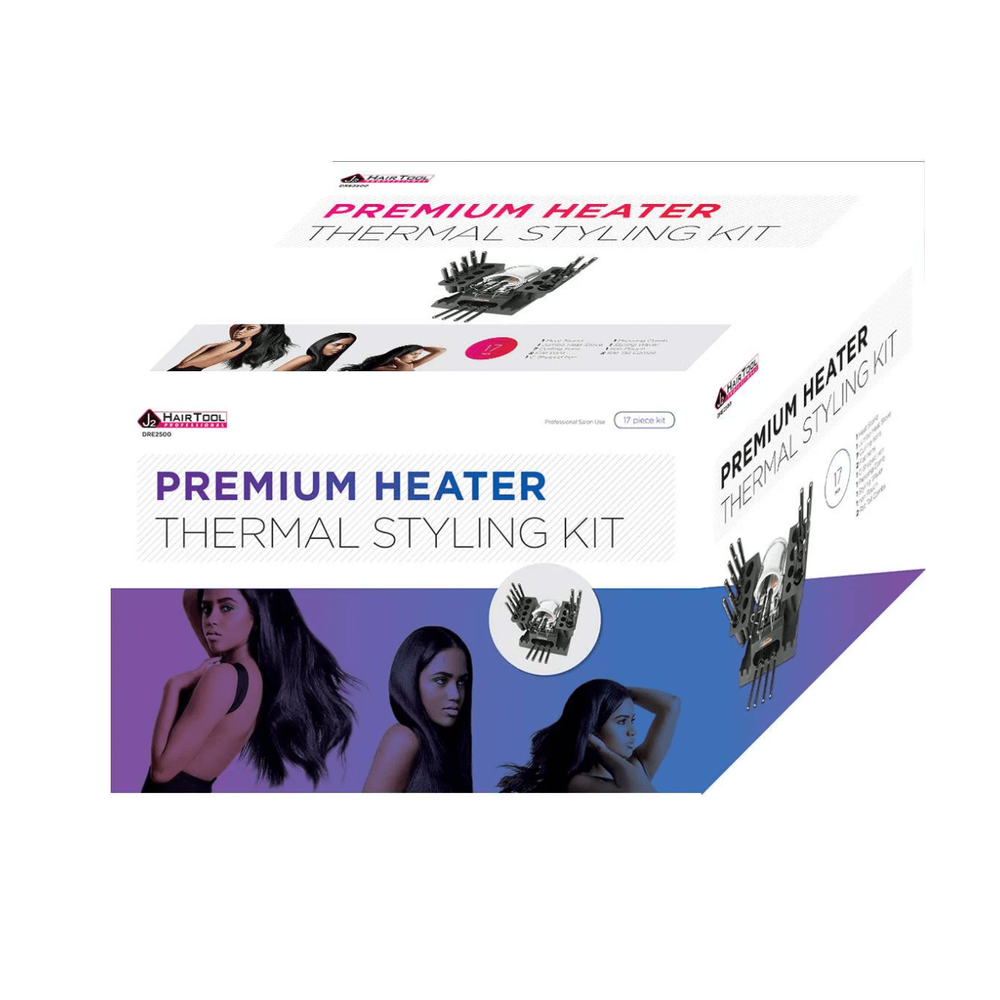 J2 Hair Tool Premium Heater Thermal Styling Kit – 17 PCS - Beauty Exchange Beauty Supply